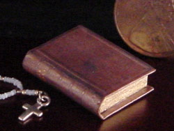 miniature antique Bible