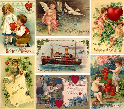 Printable Postcards on Cards And Postcards From 1900 1915